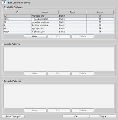 Customize feature definition