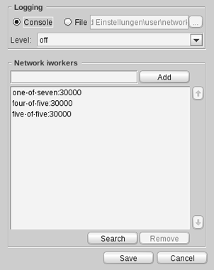 Network Monitor Preferences